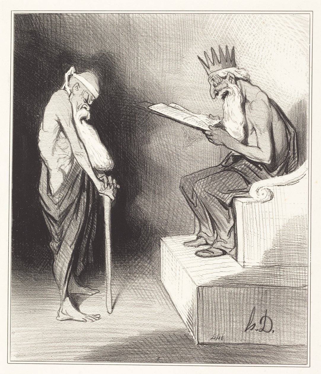 Minósz kegyelme alkotó: Honoré Daumier