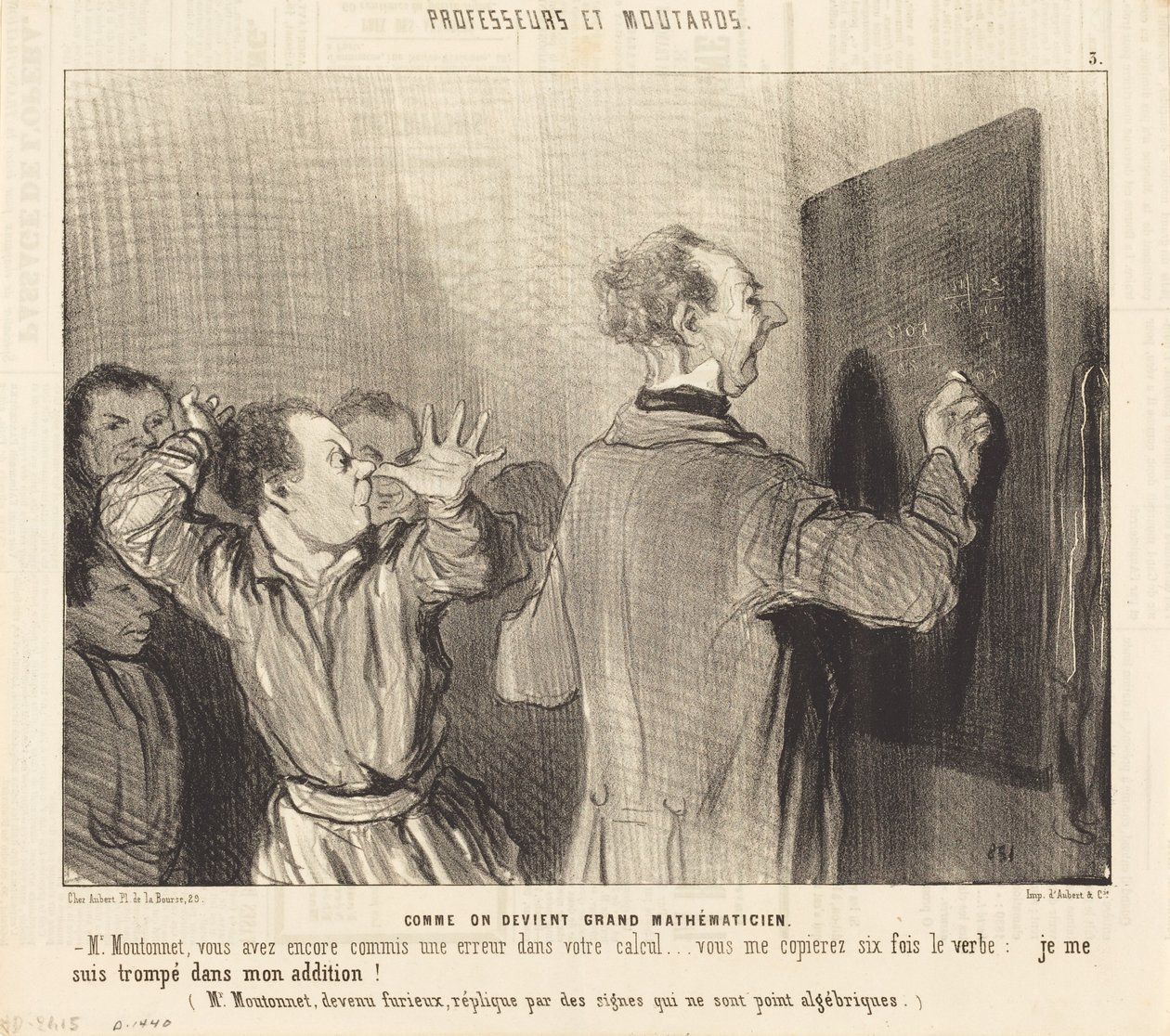 Hogyan lesz valakiből nagy matematikus alkotó: Honoré Daumier