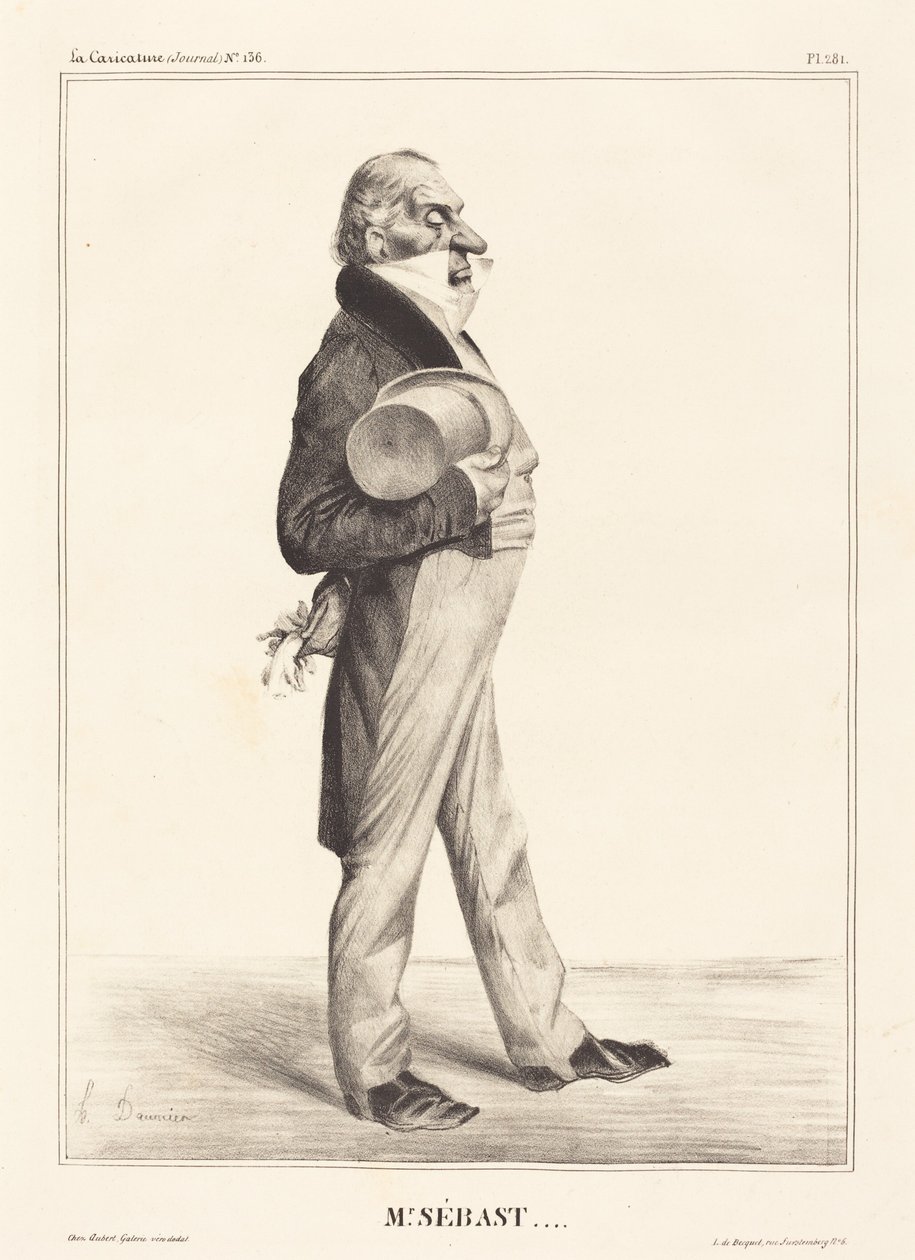 Horace Sébastiani gróf alkotó: Honoré Daumier