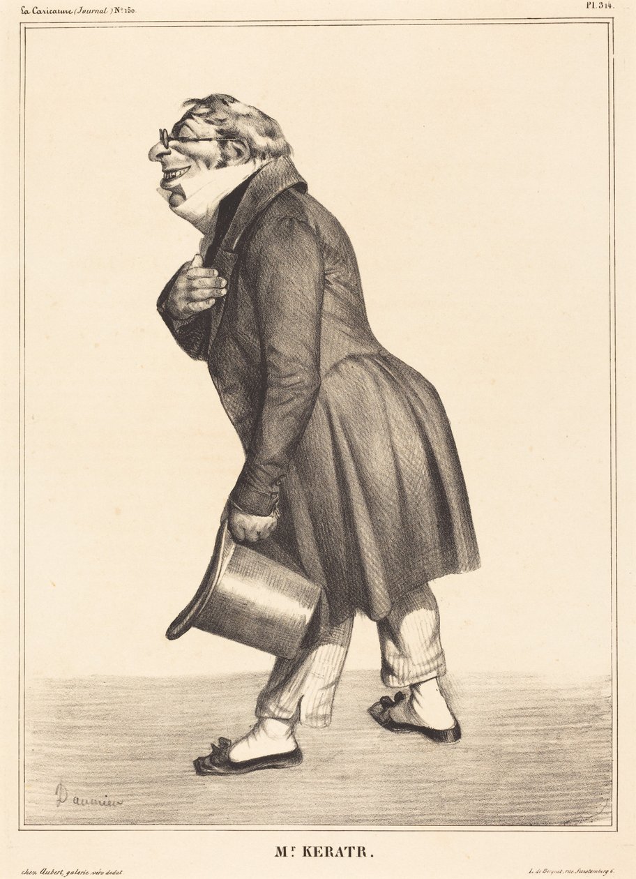 Kératry grófja alkotó: Honoré Daumier