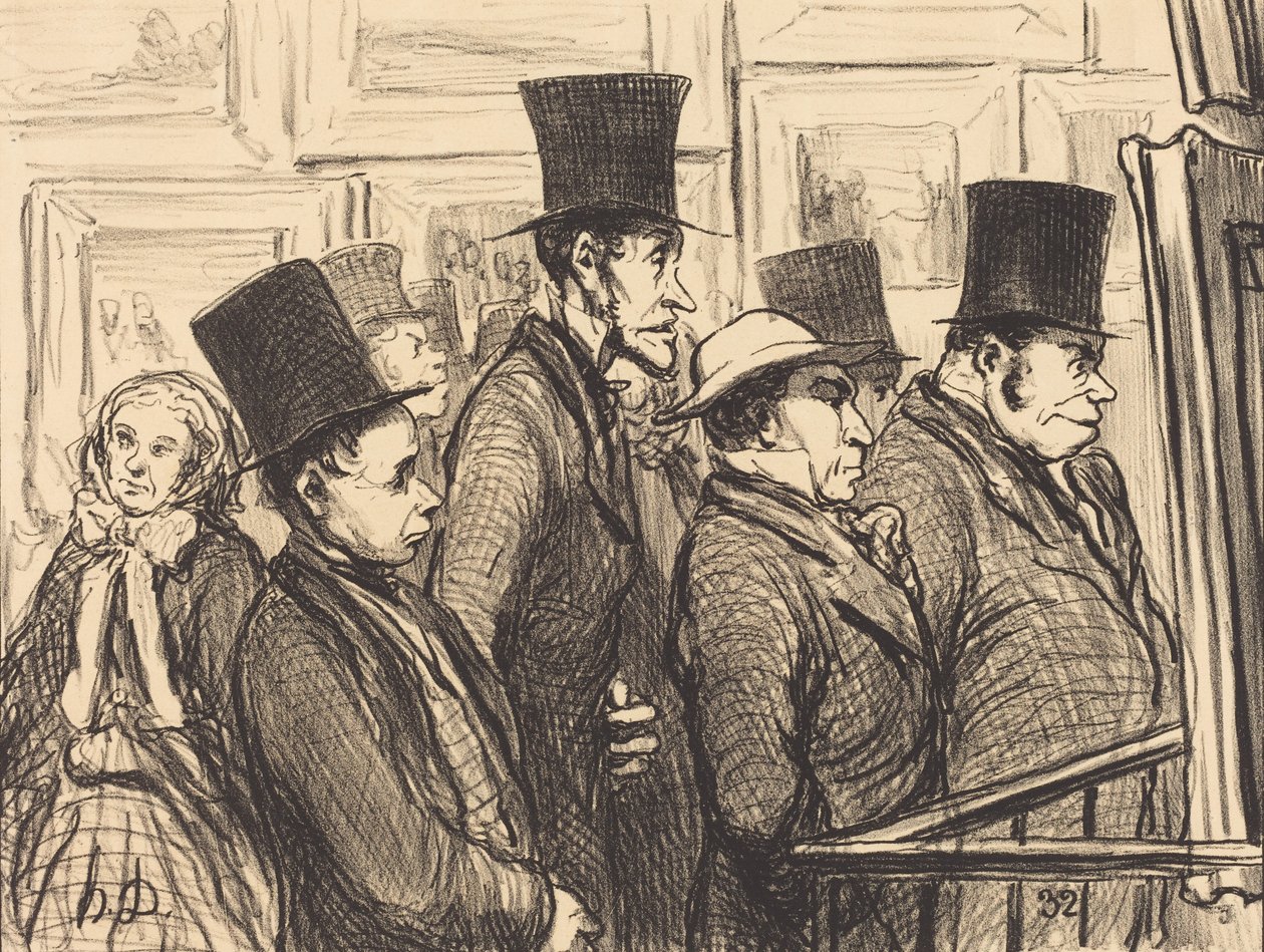 Istenem... micsoda jól megtermett ökör!... alkotó: Honoré Daumier