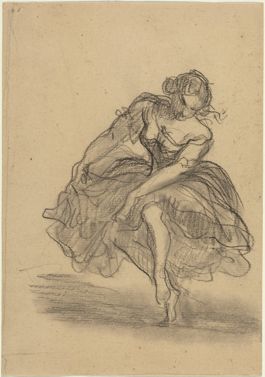 Táncosnő alkotó: Honoré Daumier