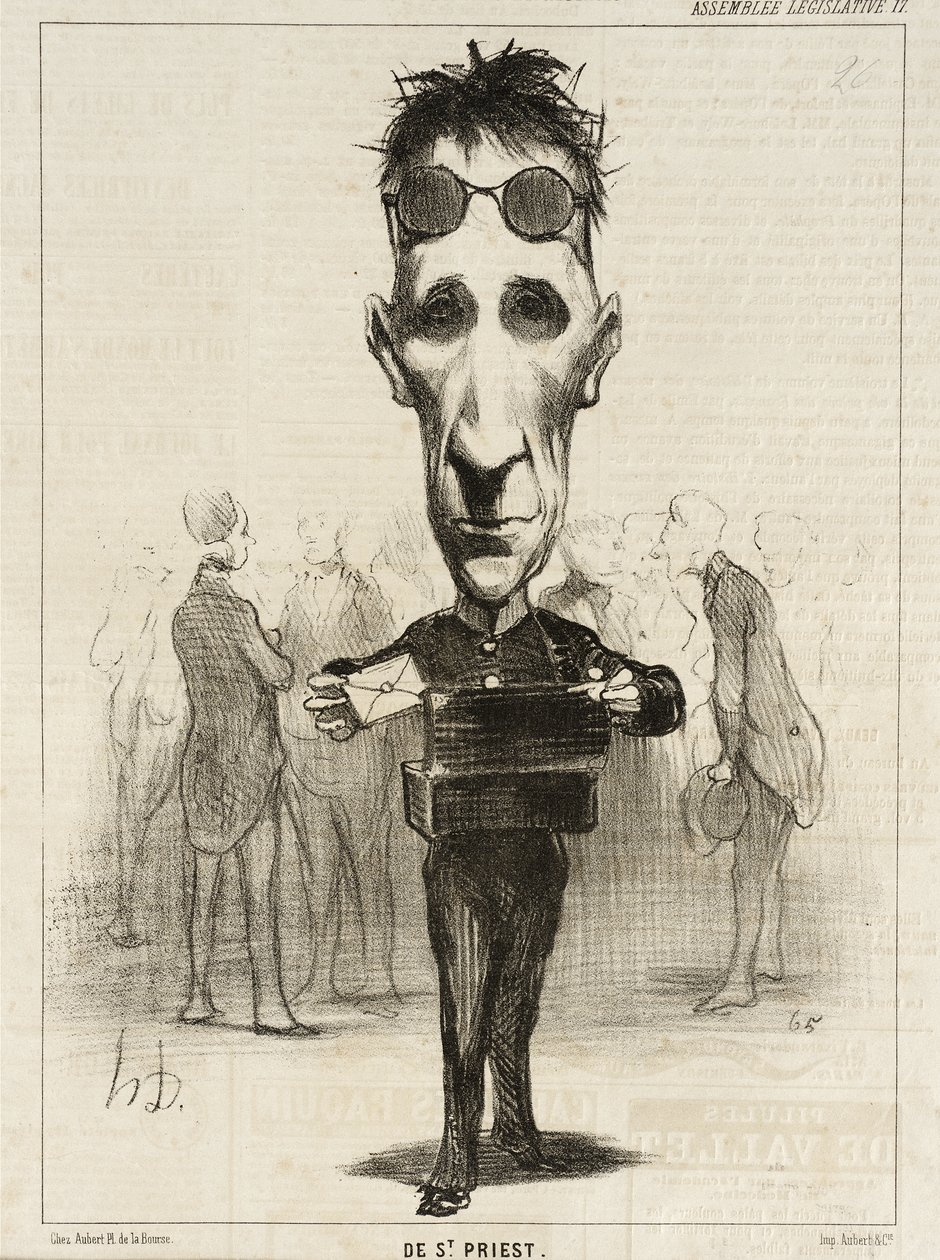 De St. Priest alkotó: Honoré Daumier