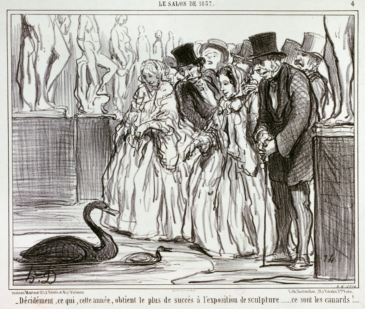 Határozottan az, ami idén a legnagyobb sikert aratja a szobrászati kiállításon... / 4. alkotó: Honoré Daumier