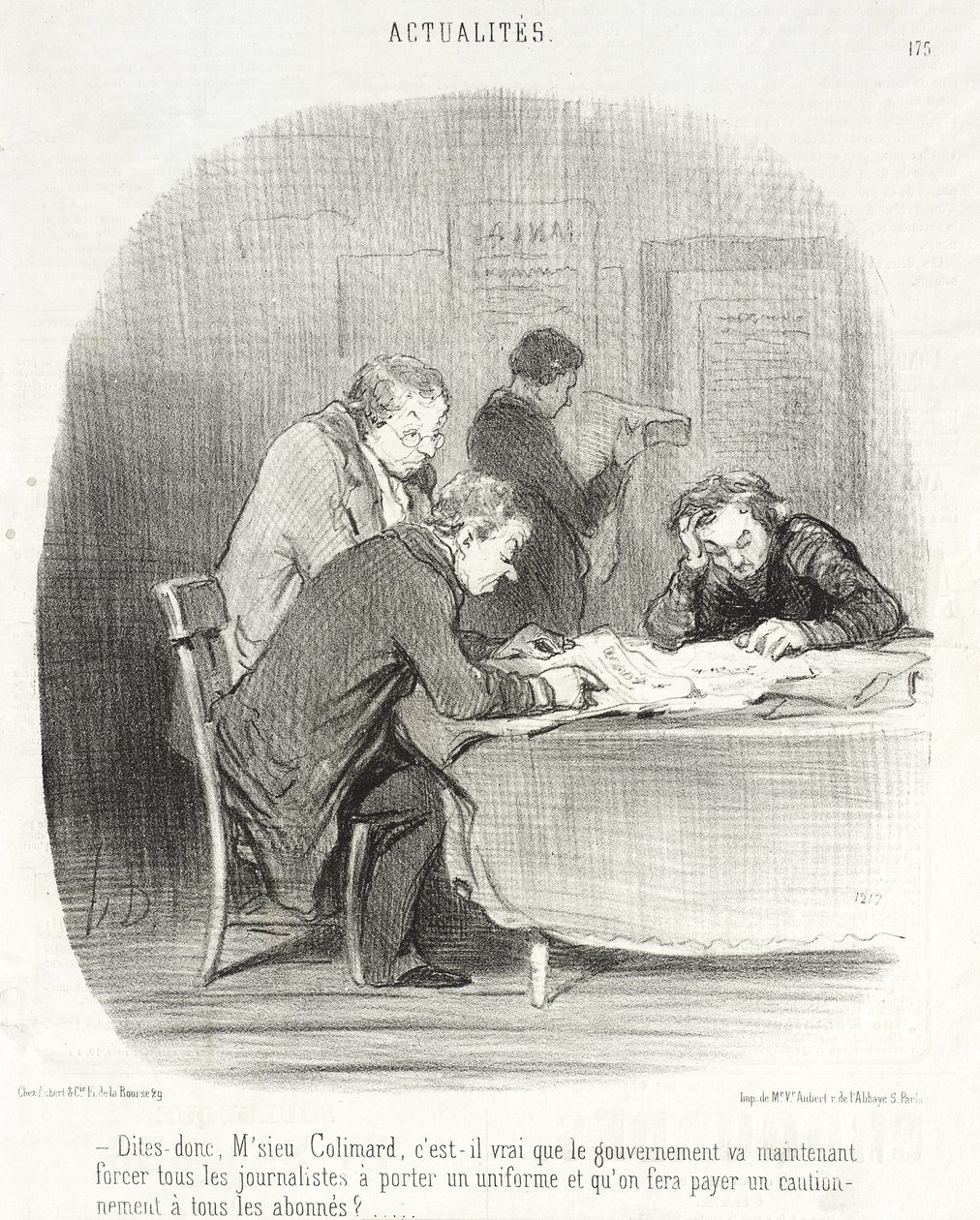 Mondja csak, Colimard úr... alkotó: Honoré Daumier