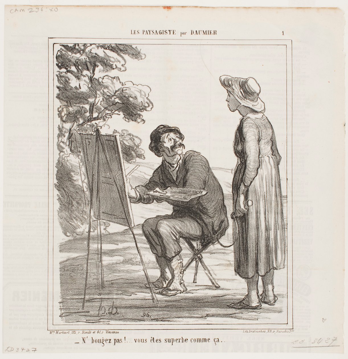 Ne mozduljon... így tökéletes... alkotó: Honoré Daumier
