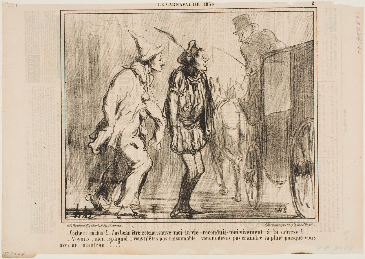 Kocsis, kocsis, nem utasíthatsz vissza alkotó: Honoré Daumier