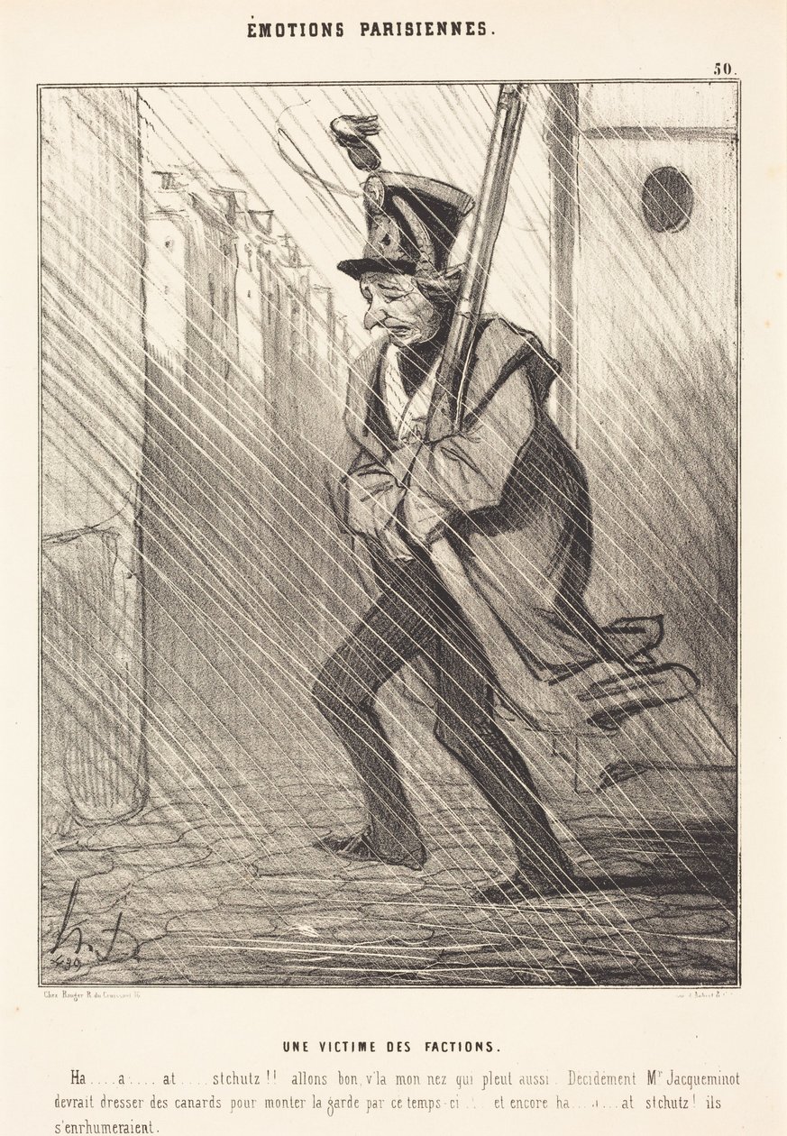 Párizsi érzelmek: A frakciók áldozata alkotó: Honoré Daumier