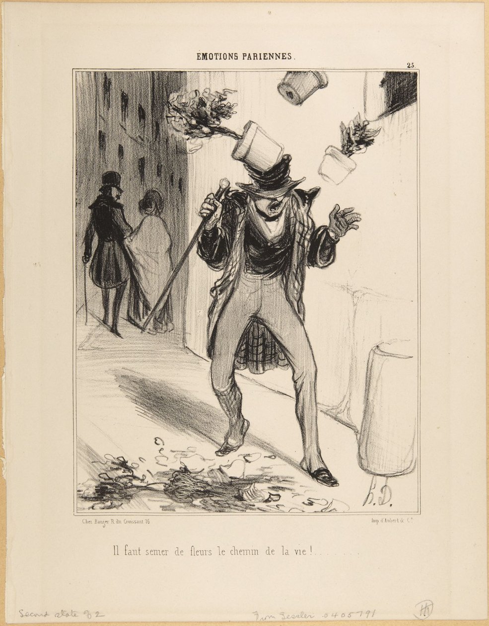 „Párizsi érzelmek” (sic) alkotó: Honoré Daumier