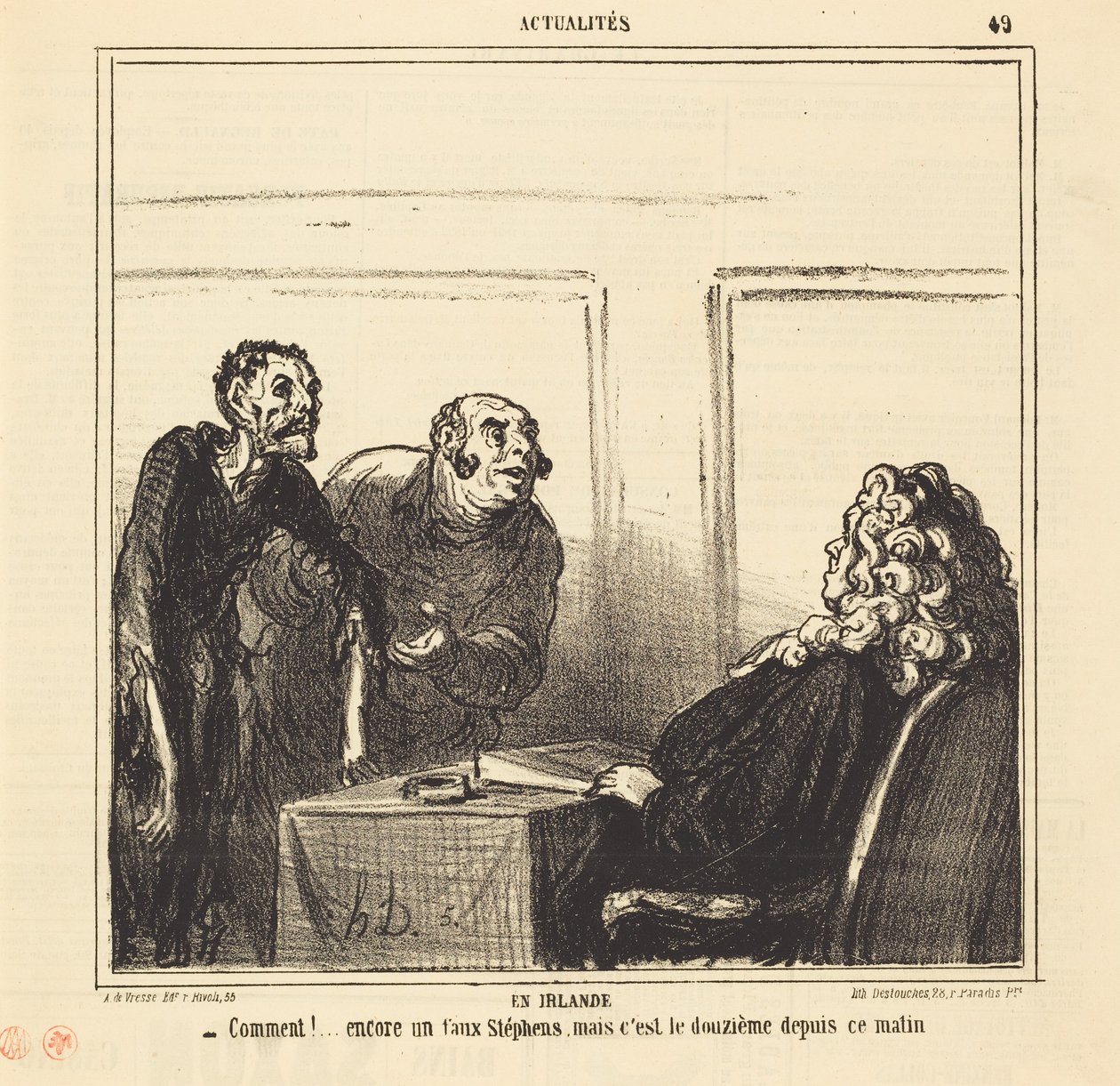 Írországban alkotó: Honoré Daumier