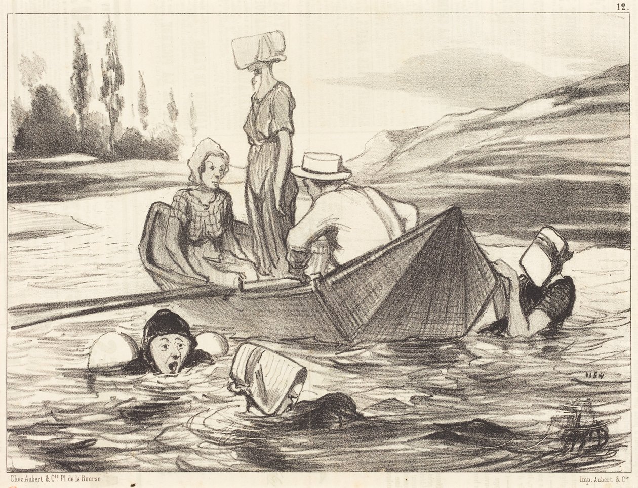 A nyílt tengeren alkotó: Honoré Daumier