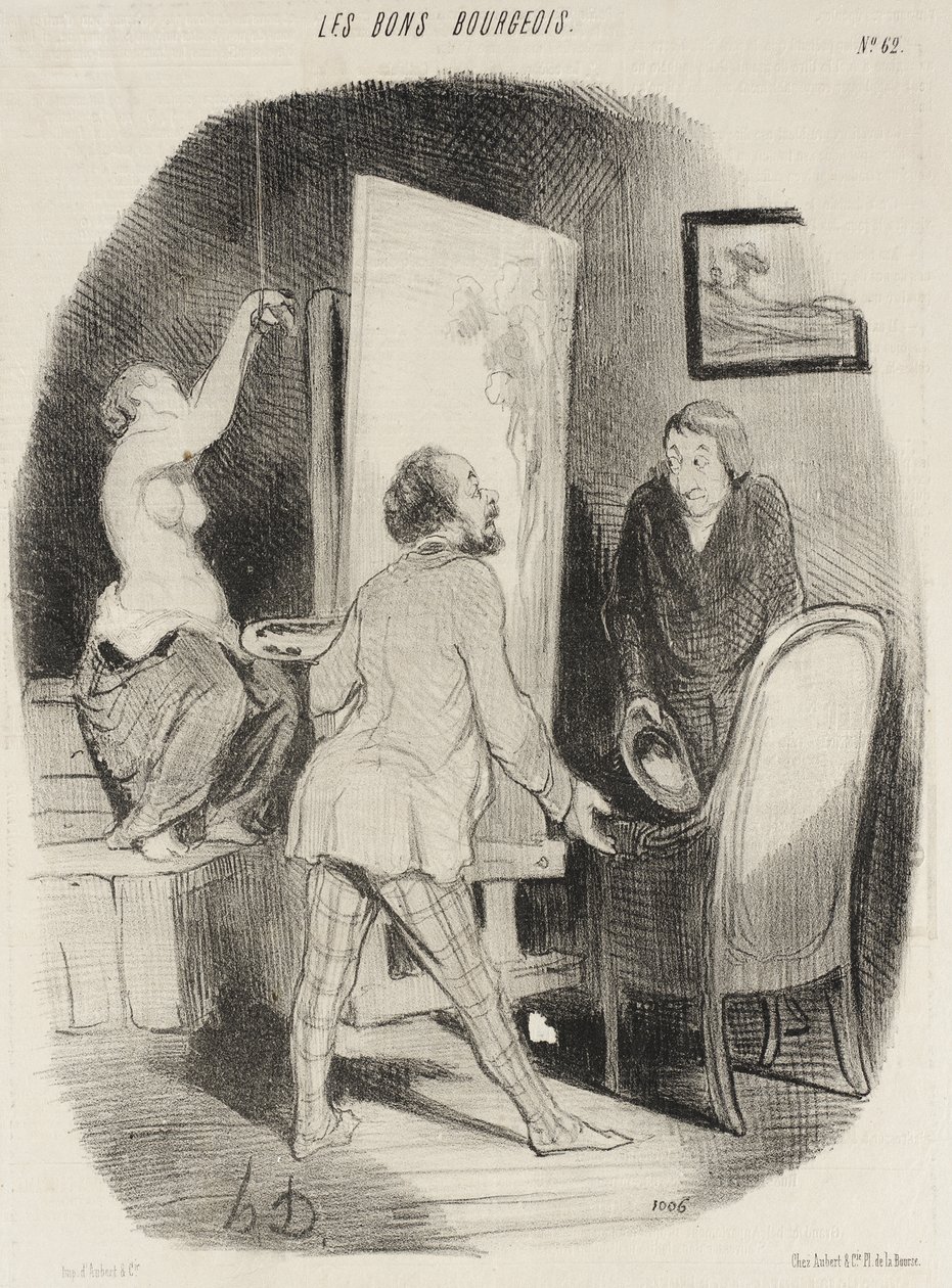 Jöjjön csak be, uram ... ne feszélyezze magát ... alkotó: Honoré Daumier