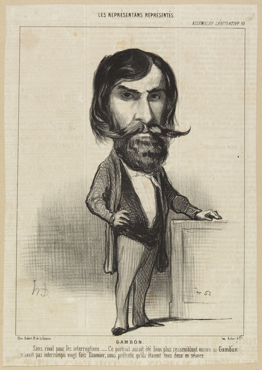 Gambon alkotó: Honoré Daumier