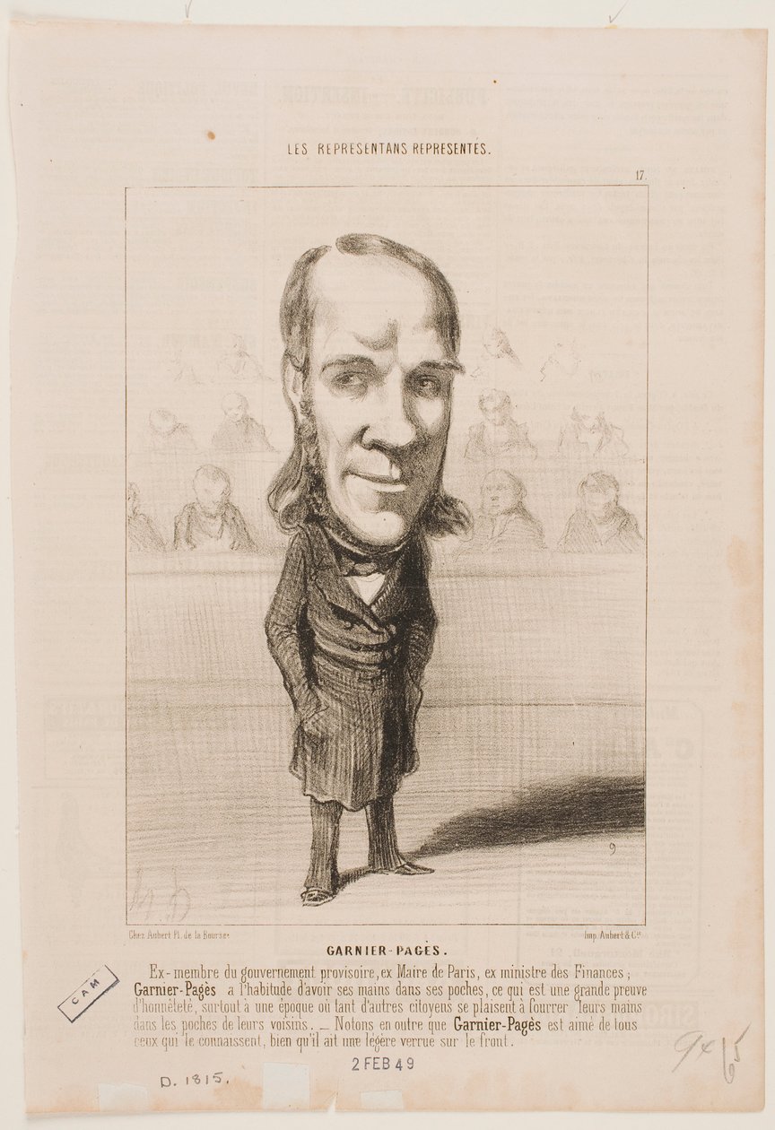 Garnier-Pagès alkotó: Honoré Daumier