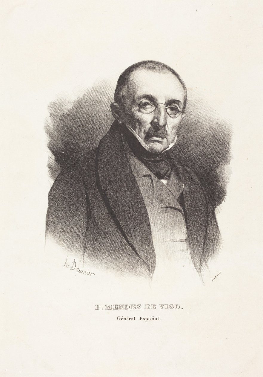 P. Mendez Vigo tábornok alkotó: Honoré Daumier