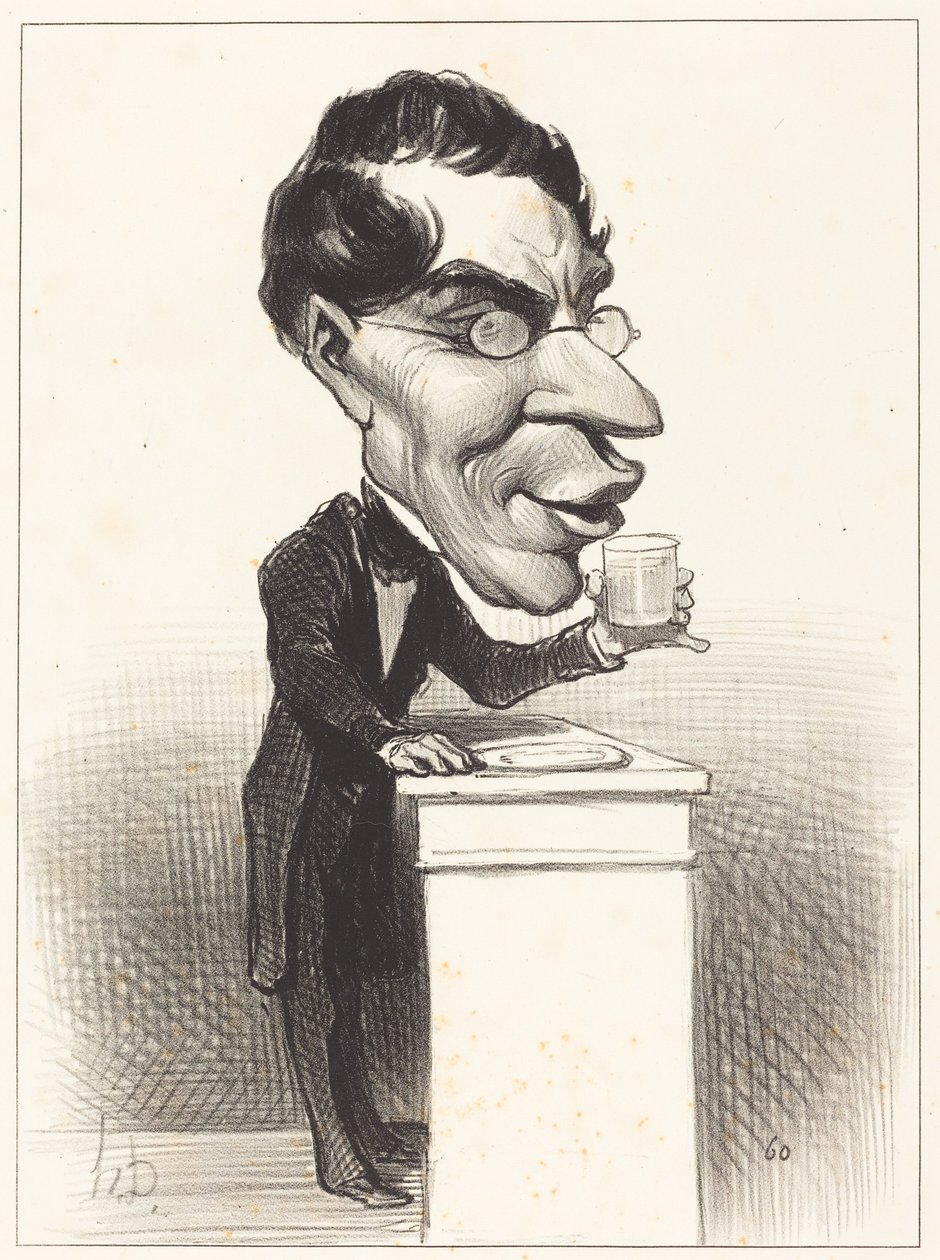 Őfelsége Augustin Corne alkotó: Honoré Daumier