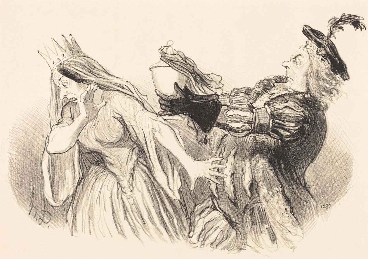 Hamlet alkotó: Honoré Daumier