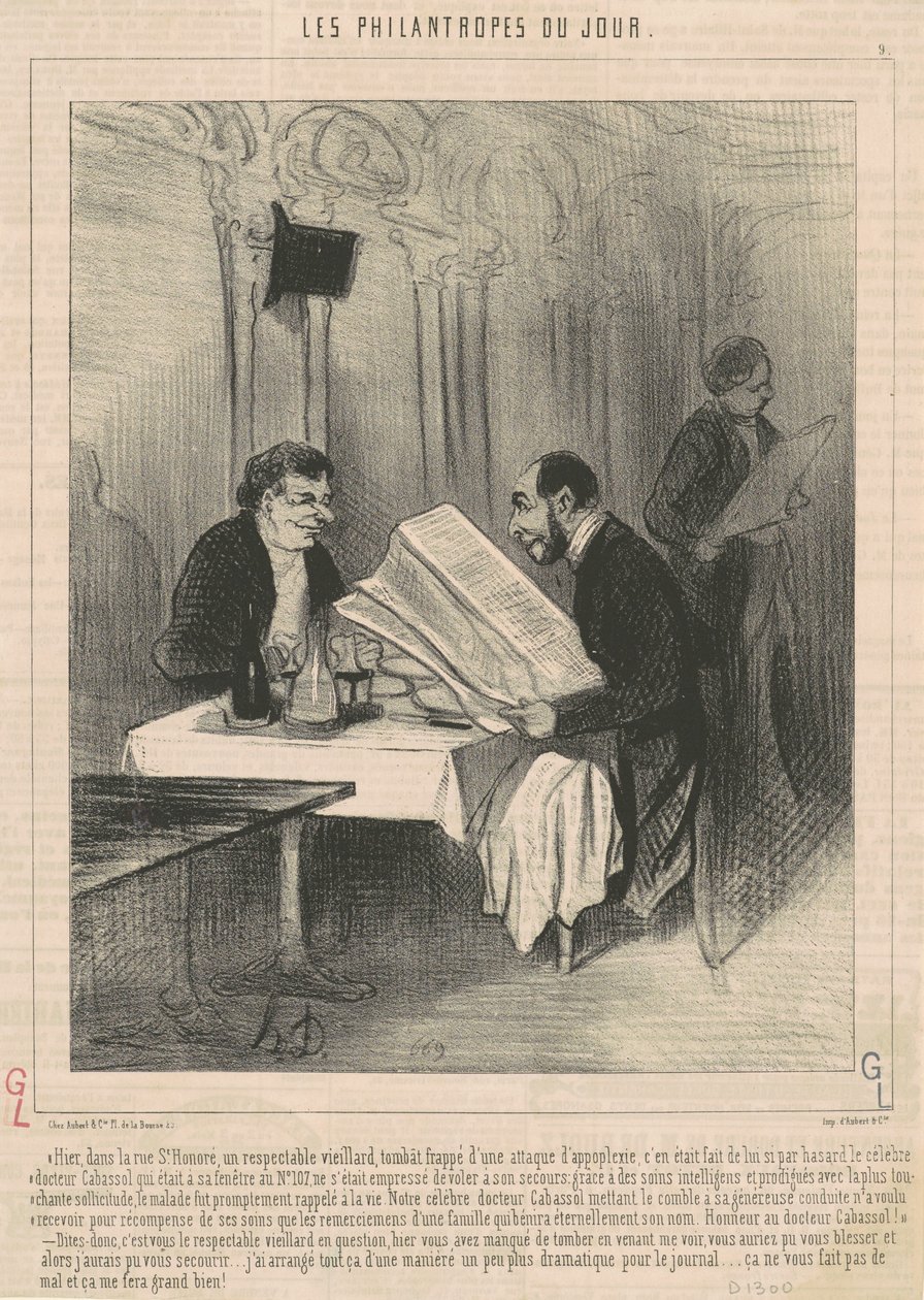 Tegnap a rue Saint-Honoréban... egy öregember alkotó: Honoré Daumier