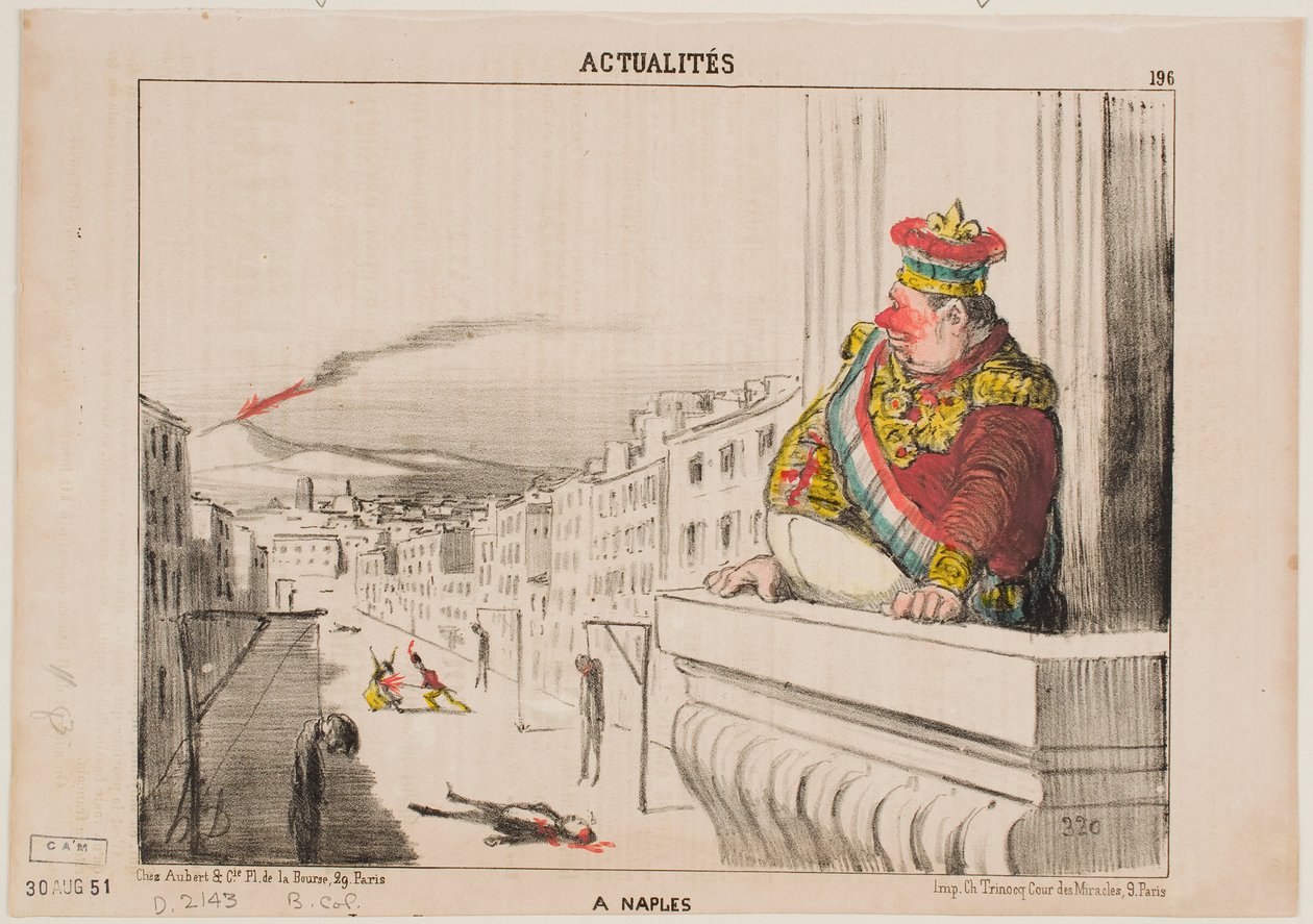 Nápolyban alkotó: Honoré Daumier
