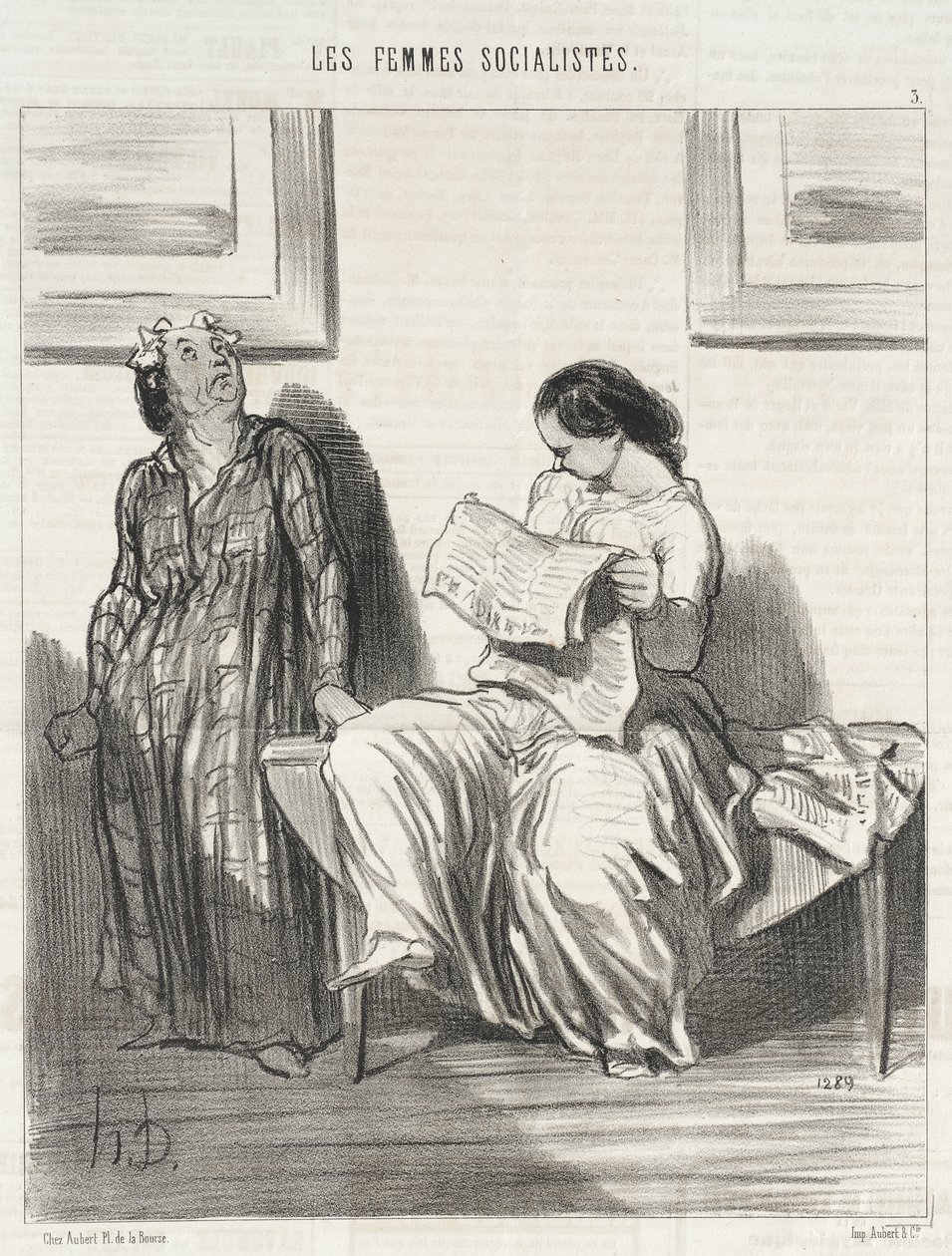 Úgy látszik, a klubokat... bezárják... alkotó: Honoré Daumier