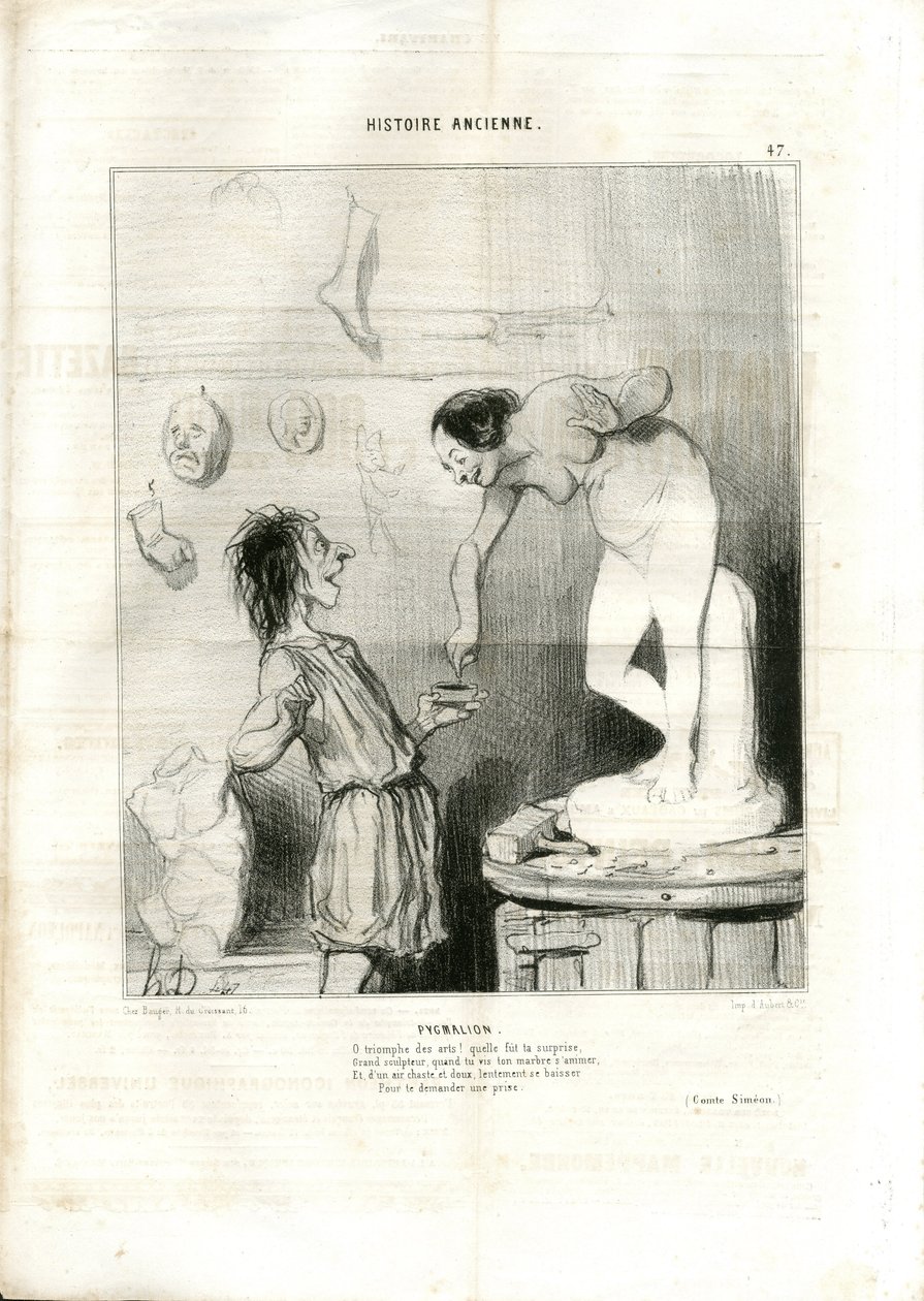 Illusztráció: Honore Daumier (1808-1879) Le Charivariban alkotó: Honoré Daumier