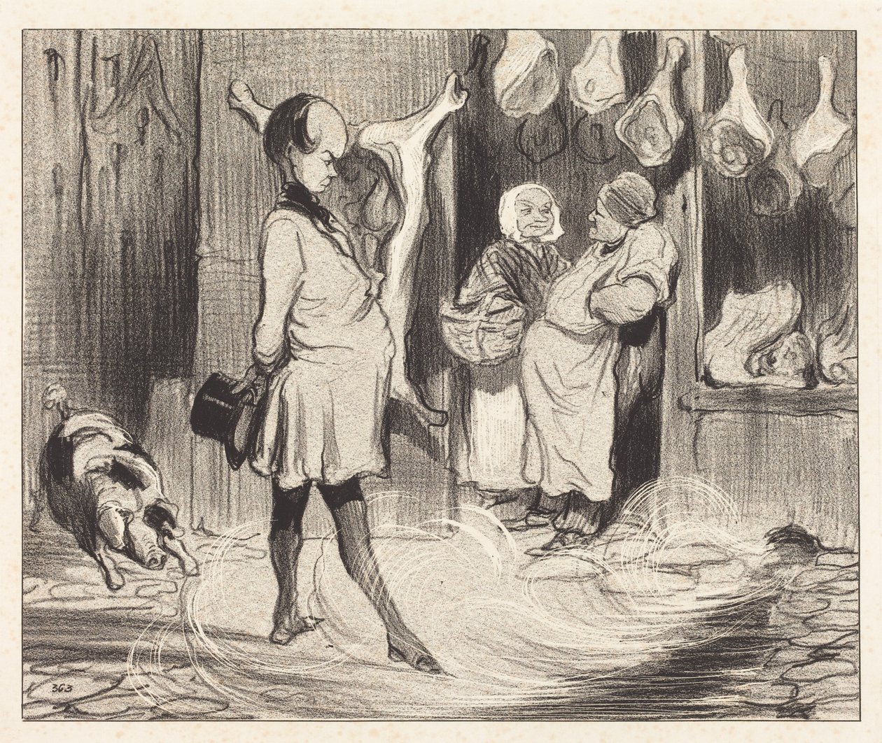 Egy nagy költő utazási benyomásai alkotó: Honoré Daumier