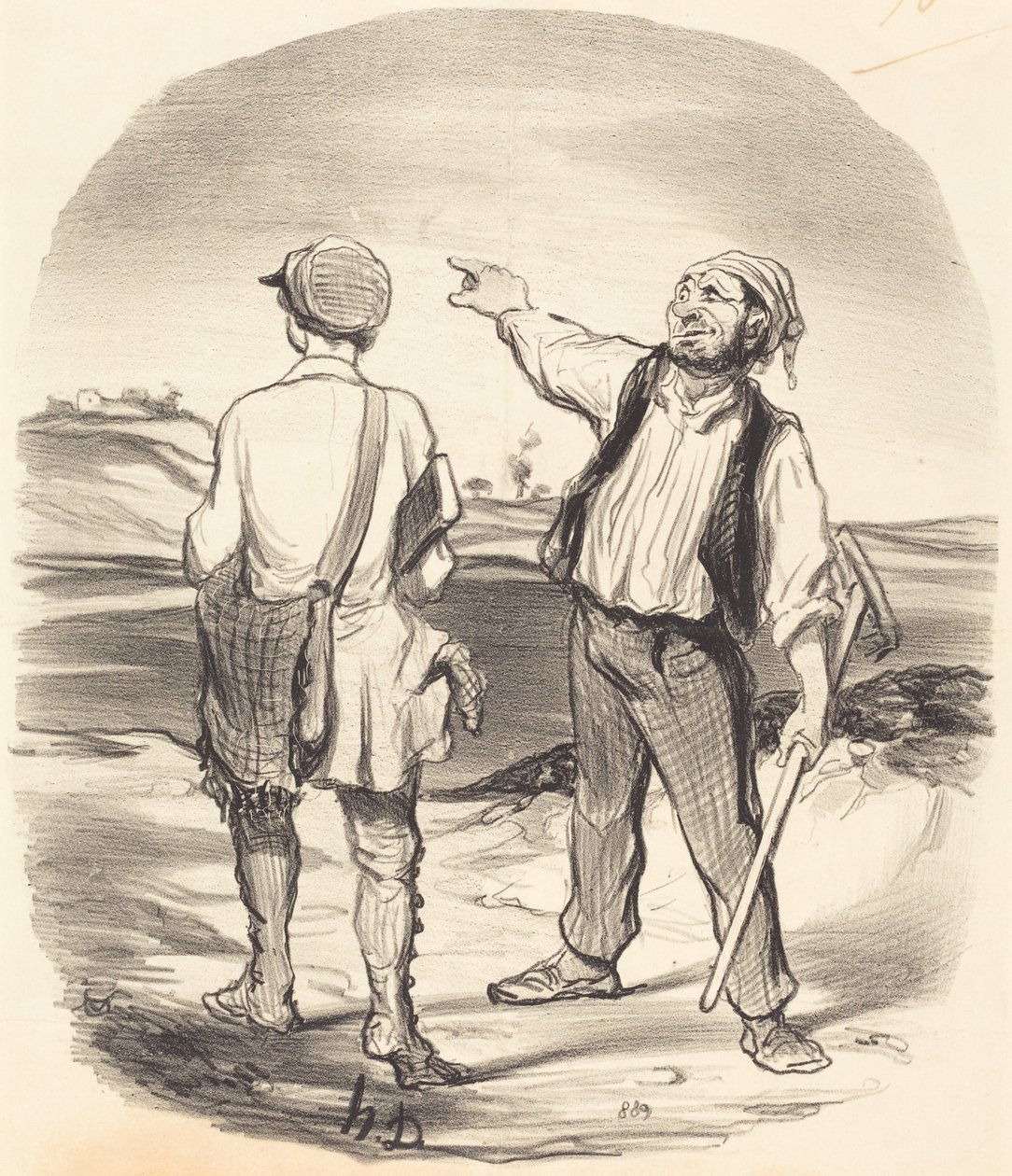 Láttam egy nyulat... nyolc nappal ezelőtt! alkotó: Honoré Daumier