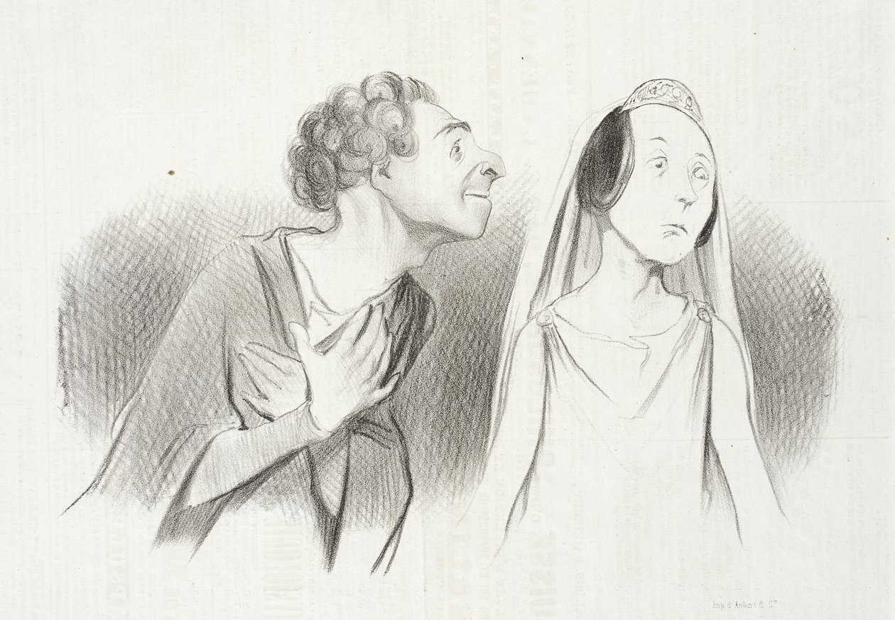 Szerelmesebben indulok el, mint… valaha… alkotó: Honoré Daumier