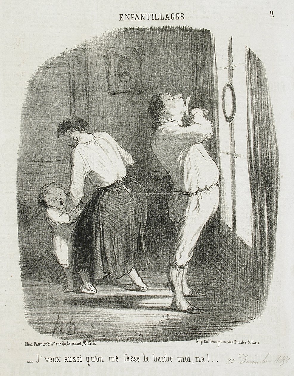 Én is azt akarom, hogy nekem is készítsenek ... alkotó: Honoré Daumier