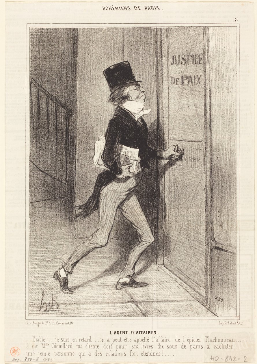 Az üzleti ügynök alkotó: Honoré Daumier