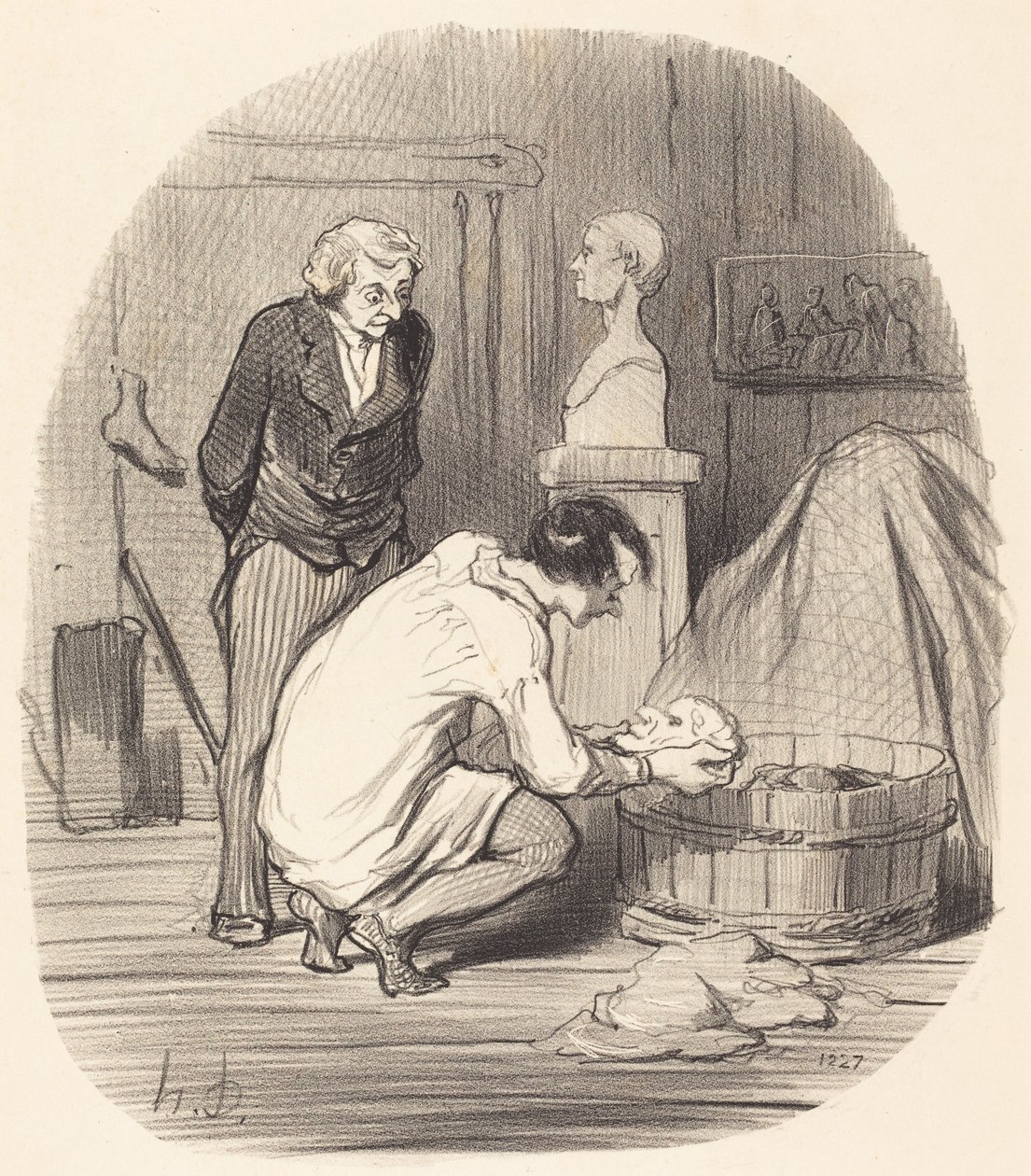 A művész – ez az!... alkotó: Honoré Daumier