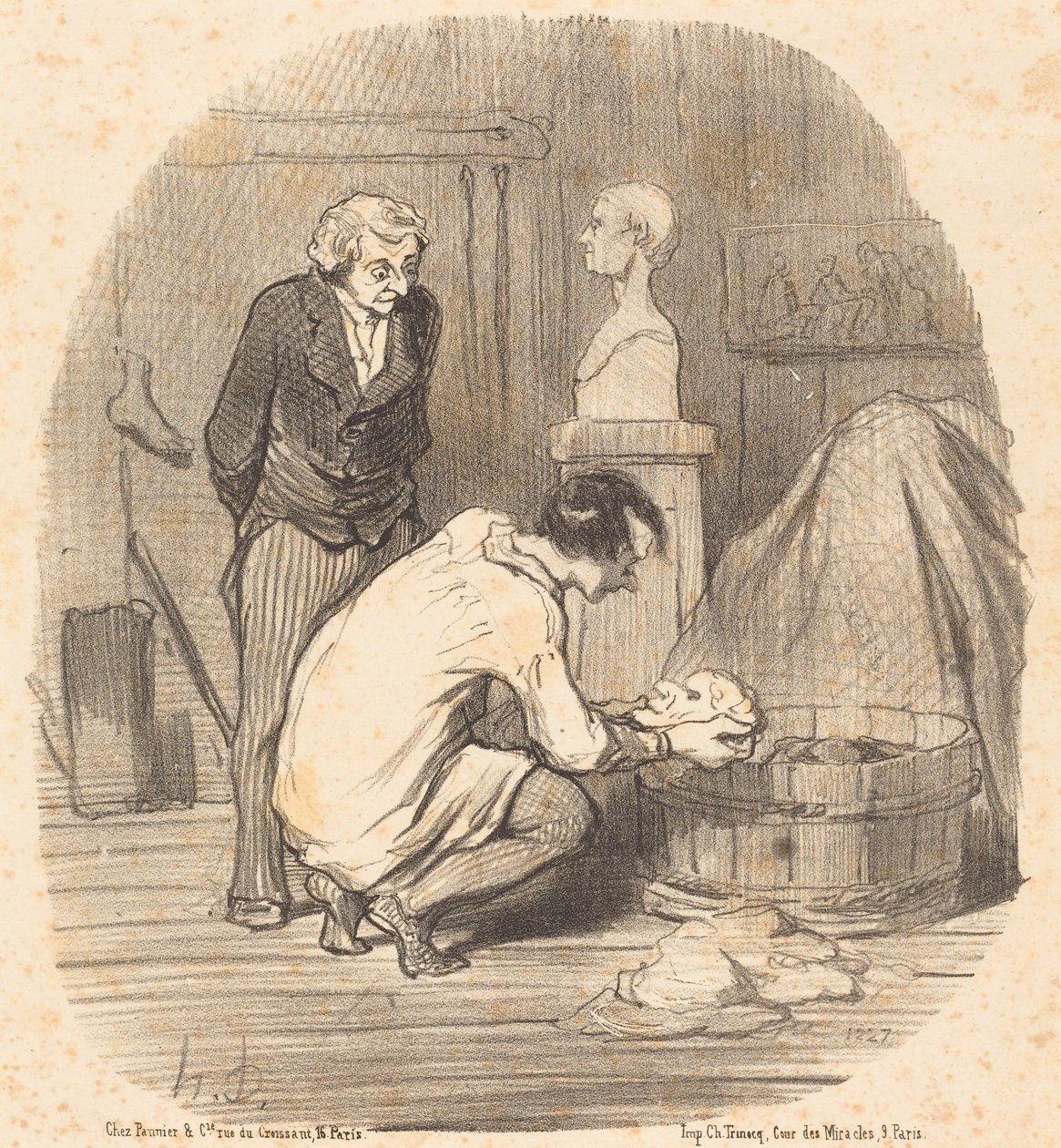 A művész – ez az!... alkotó: Honoré Daumier