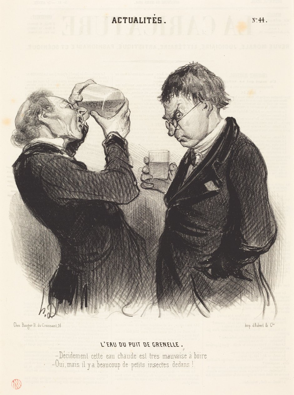 A grenelle-i kút vize alkotó: Honoré Daumier