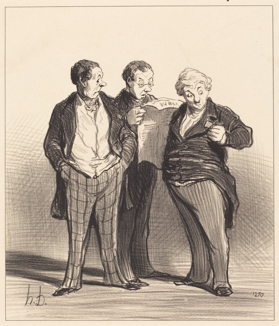 A kitüntetések viselésének tilalma alkotó: Honoré Daumier