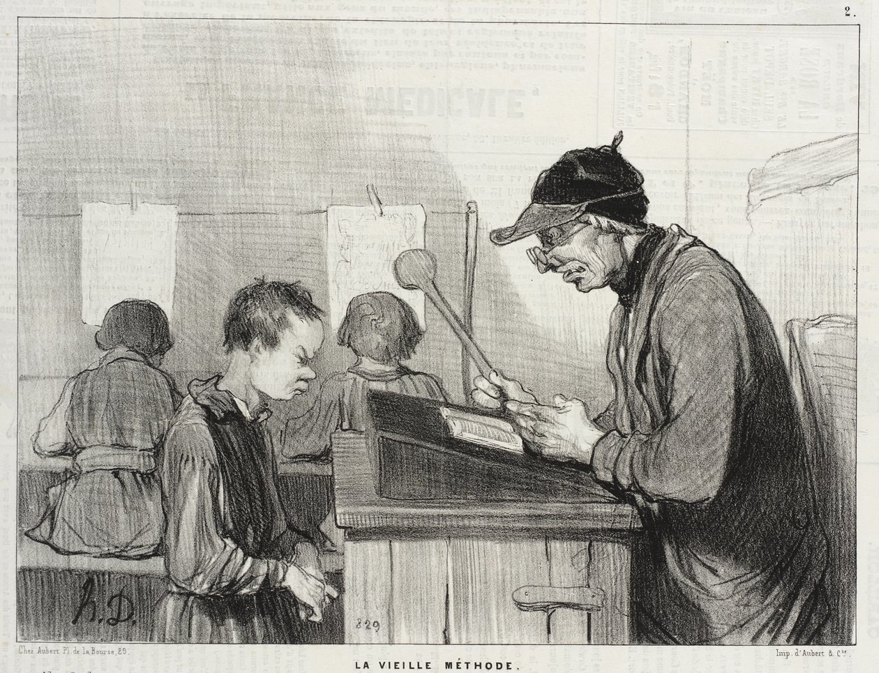 A régi módszer alkotó: Honoré Daumier
