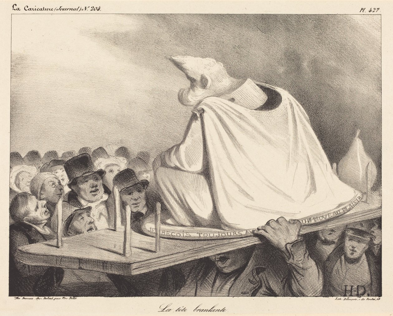 A billegő fej alkotó: Honoré Daumier