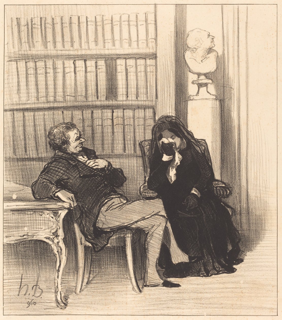 Az özvegy alkotó: Honoré Daumier