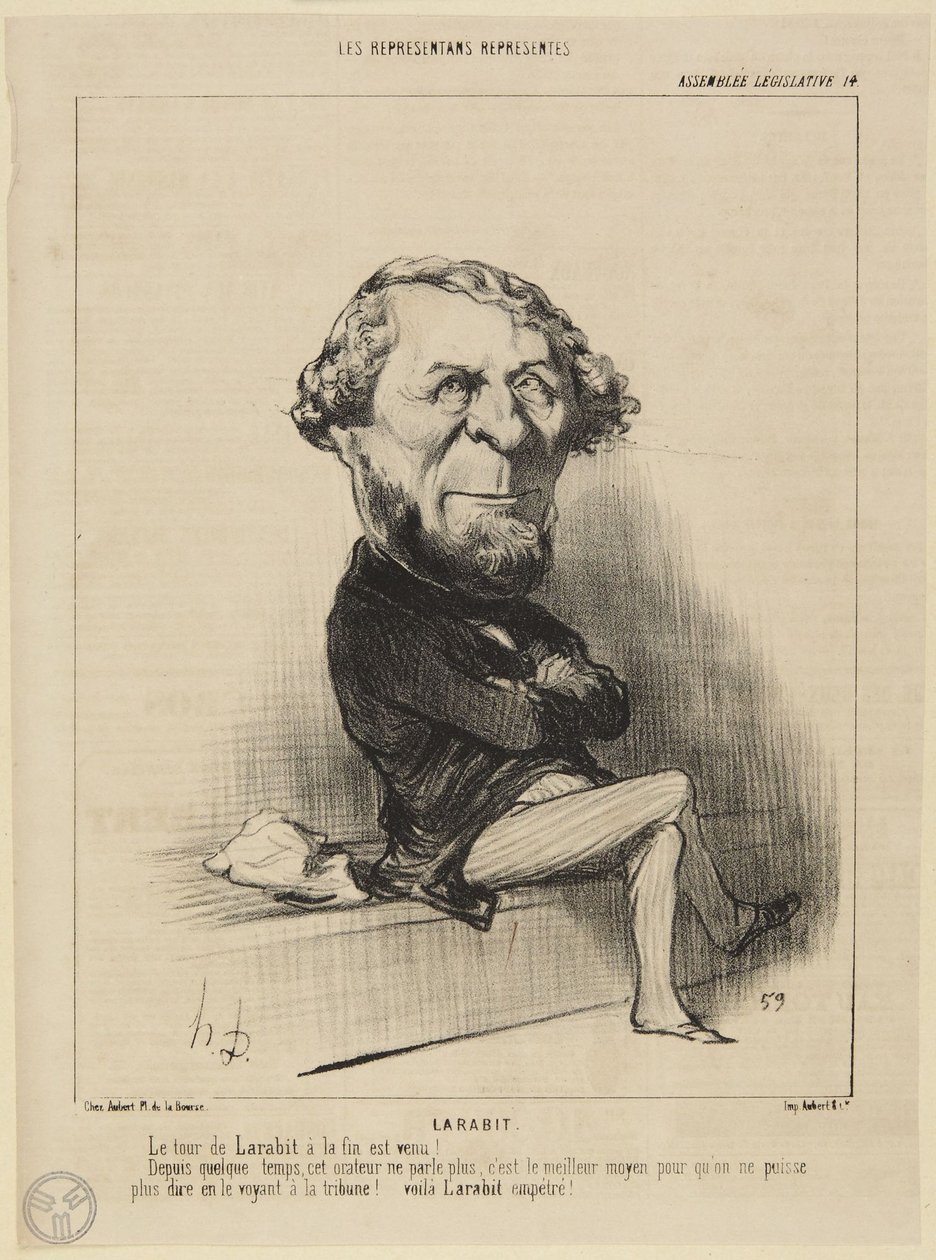 „Larabit” alkotó: Honoré Daumier
