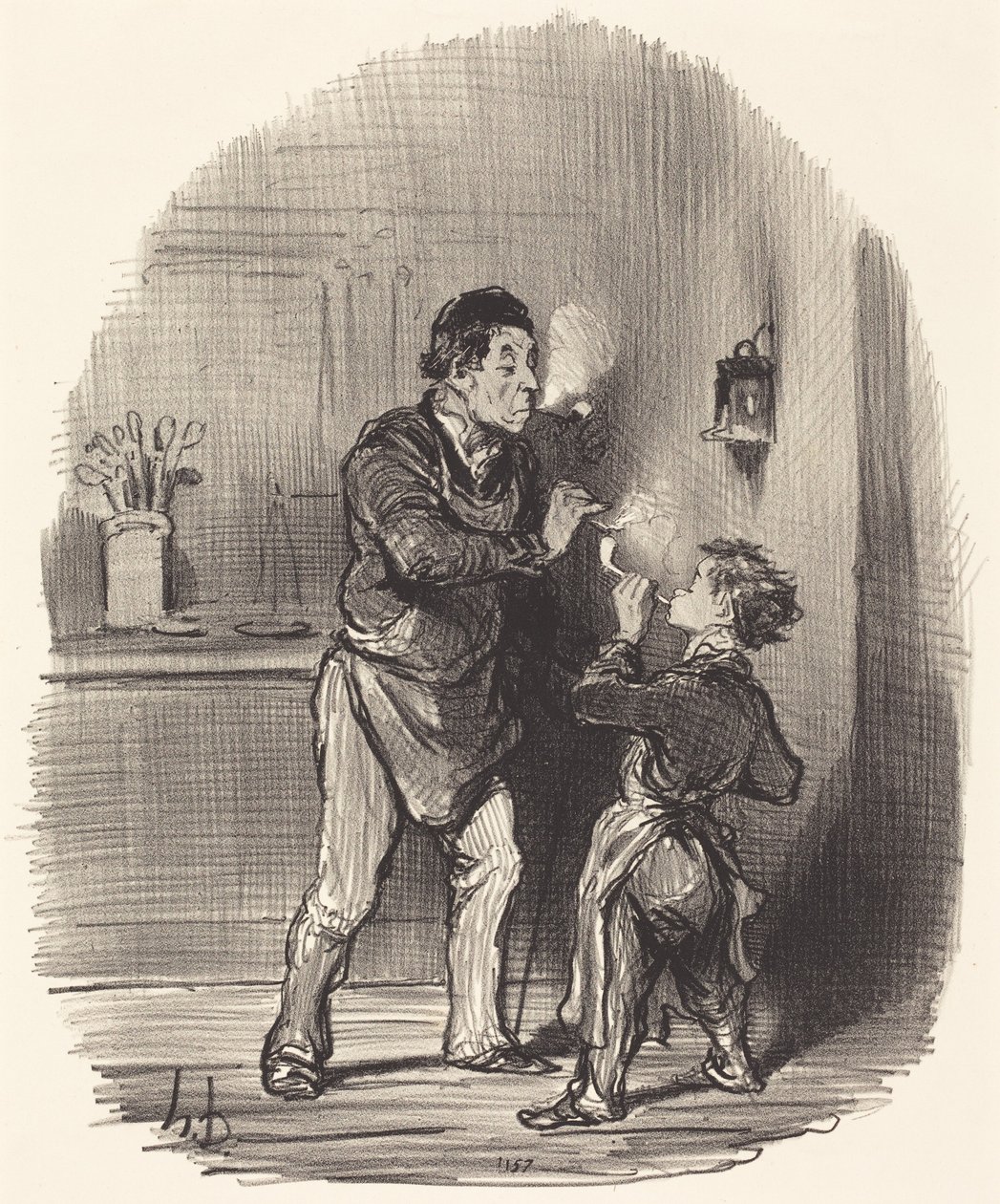A filozófus rongykereskedő alkotó: Honoré Daumier