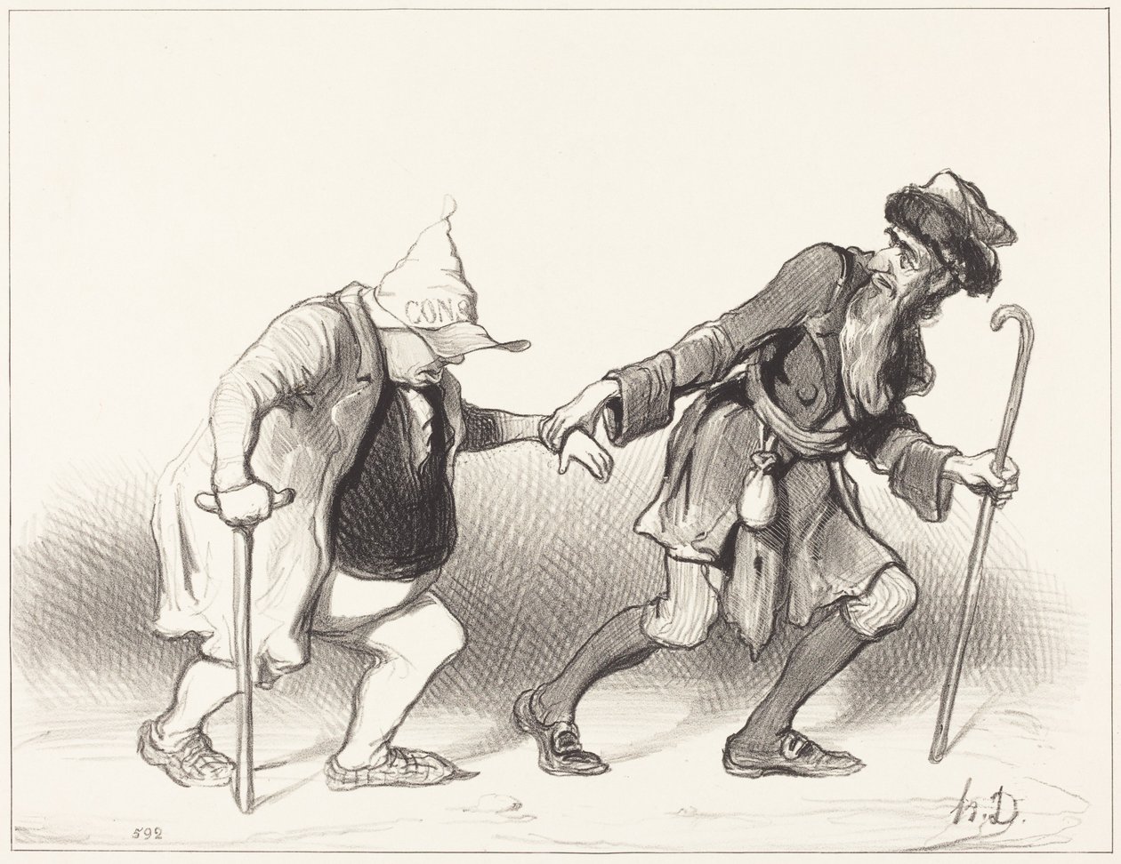 A Le Constitutionnel és a Bolygó zsidó alkotó: Honoré Daumier