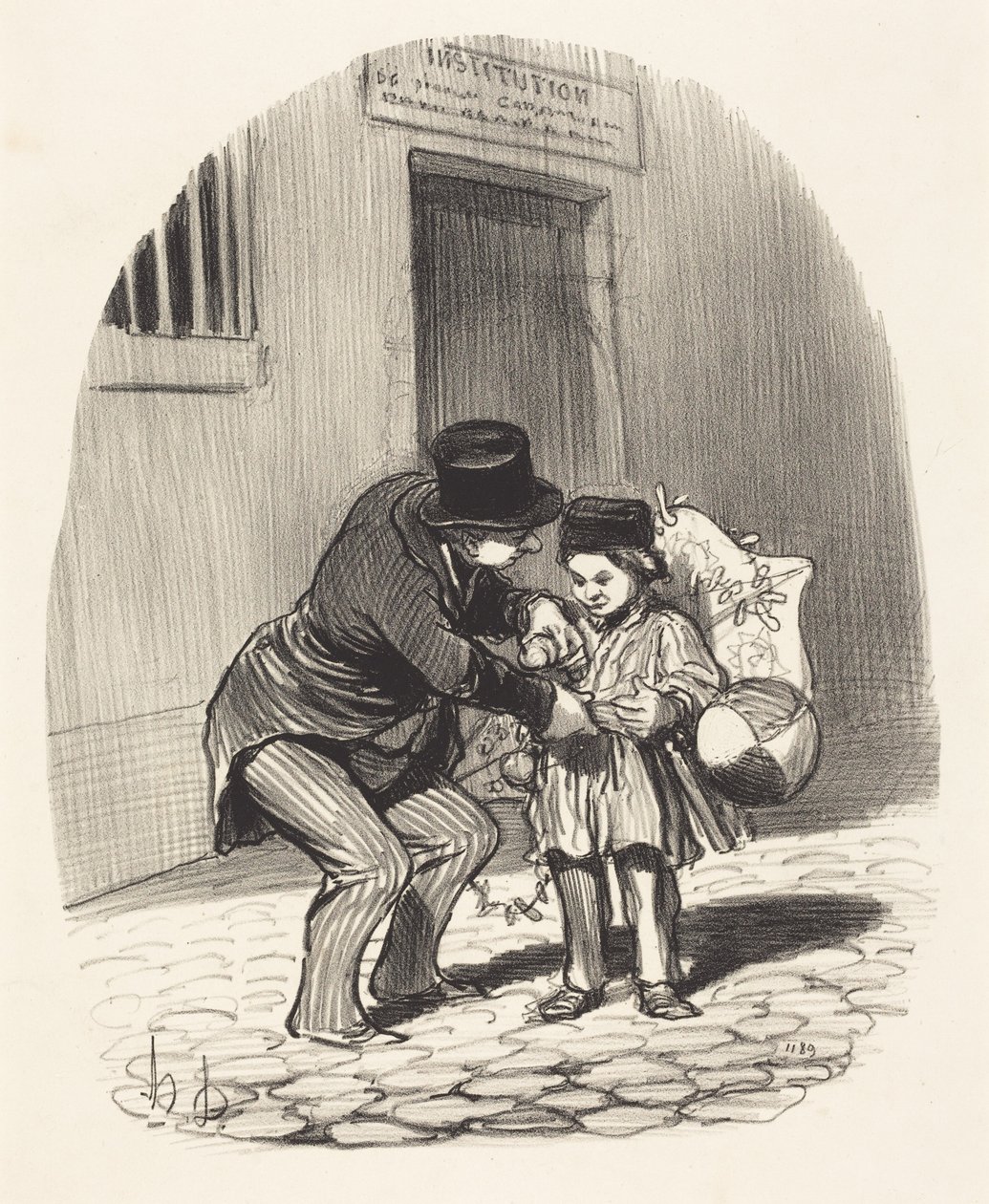 A kimenő napja alkotó: Honoré Daumier
