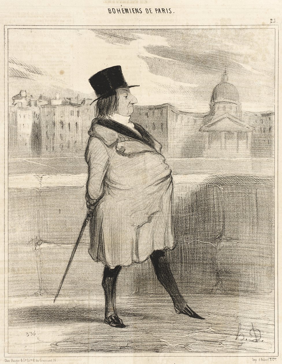 Az összes akadémia tagja alkotó: Honoré Daumier