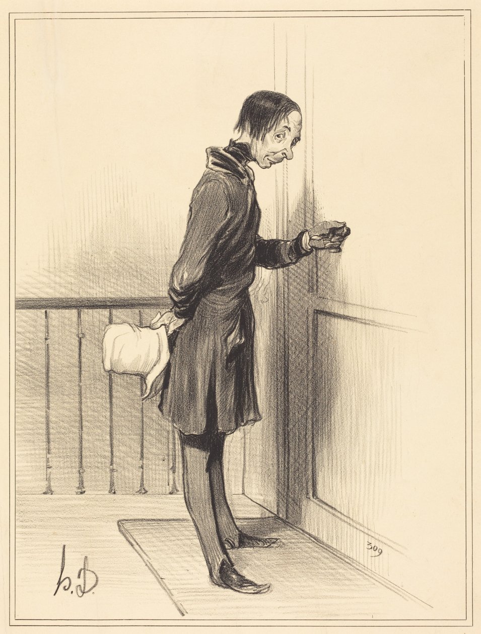 A koldus otthon alkotó: Honoré Daumier