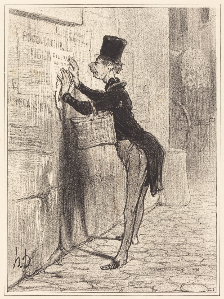 A jegypénztáros alkotó: Honoré Daumier