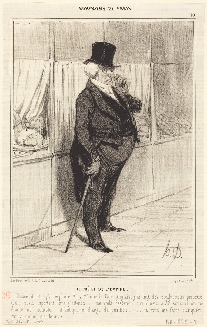 A Birodalom prefektusa alkotó: Honoré Daumier