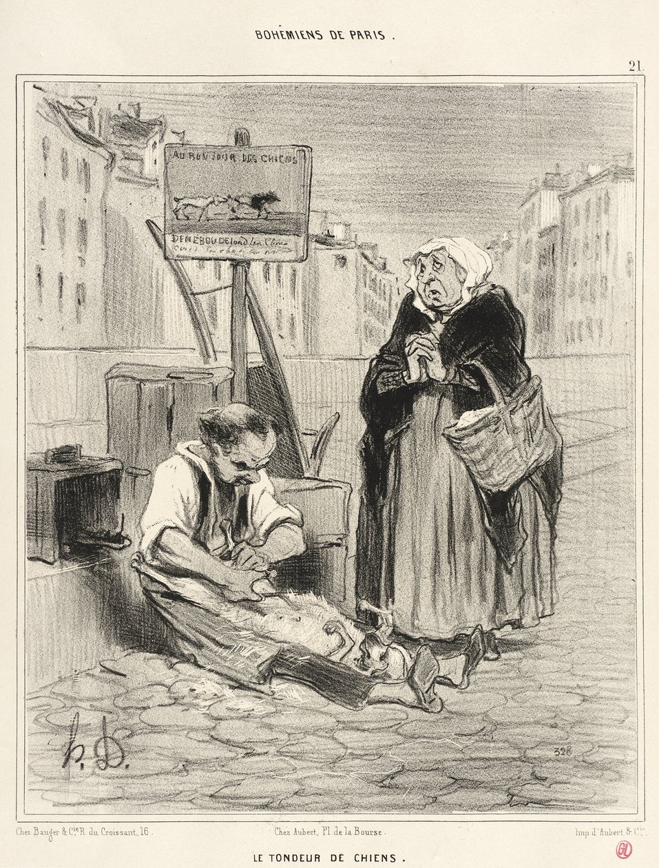 A kutyanyíró alkotó: Honoré Daumier