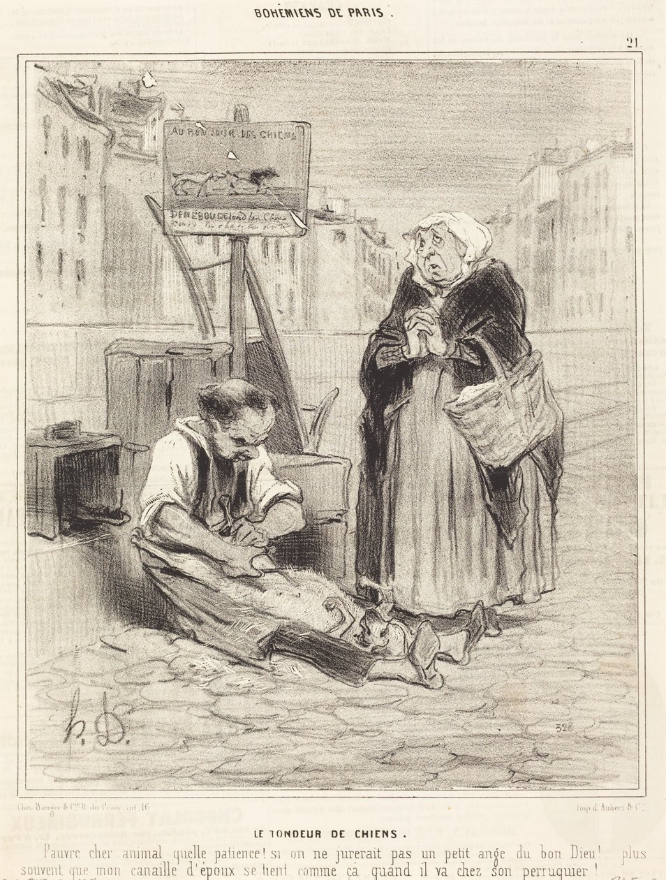 A kutyanyíró alkotó: Honoré Daumier