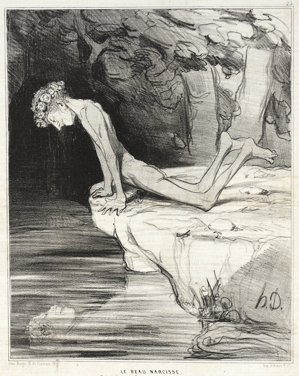 A szép Nárcisz alkotó: Honoré Daumier
