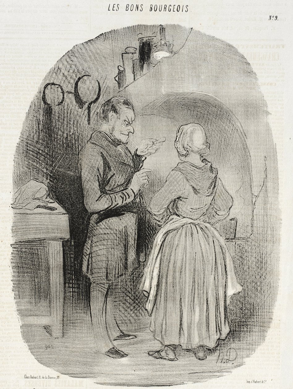 A tojássárgáját nem keverték elég alaposan... alkotó: Honoré Daumier