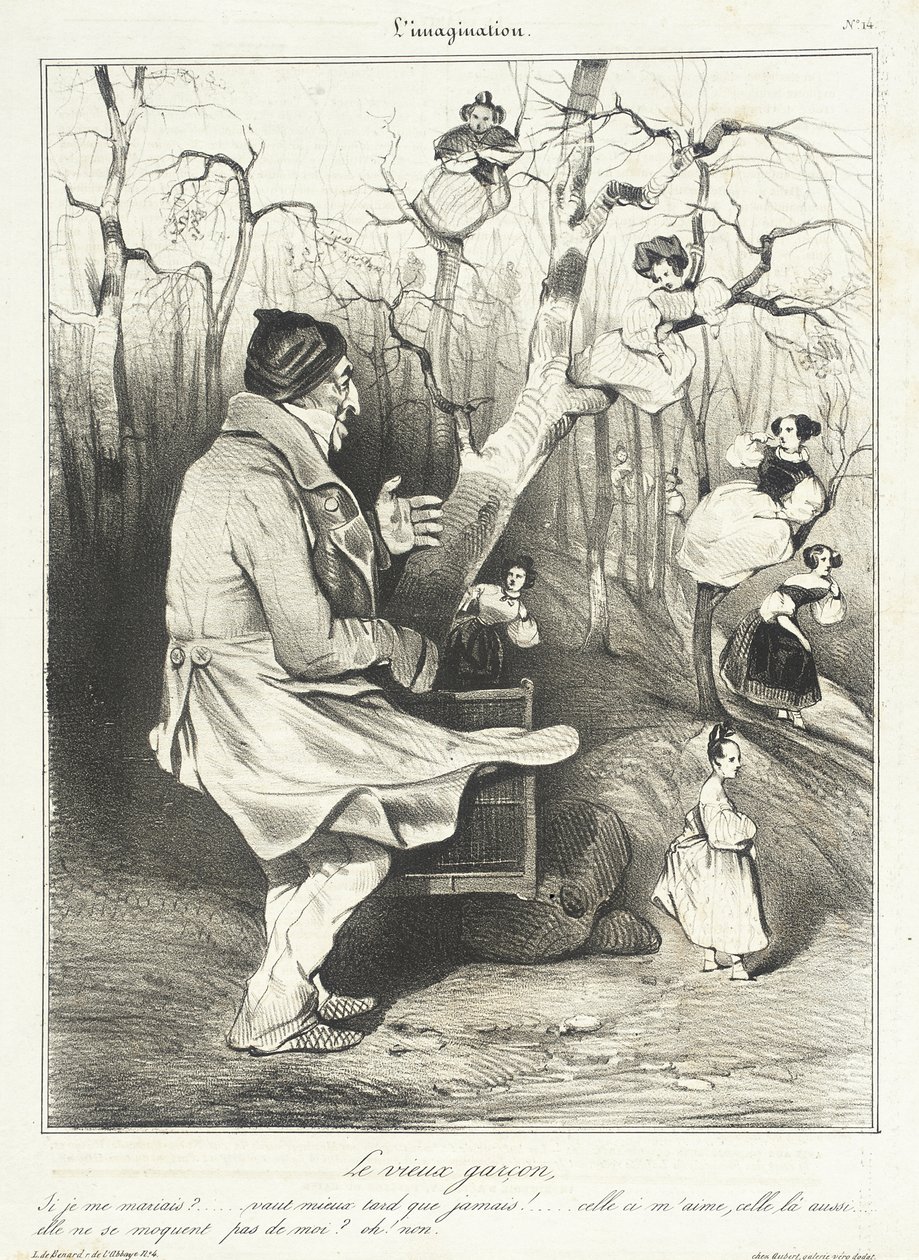 Az öreg agglegény alkotó: Honoré Daumier